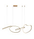 Fonte LED Pendant Ceiling Light Gold 3000/4000/6000K 4xLED-1