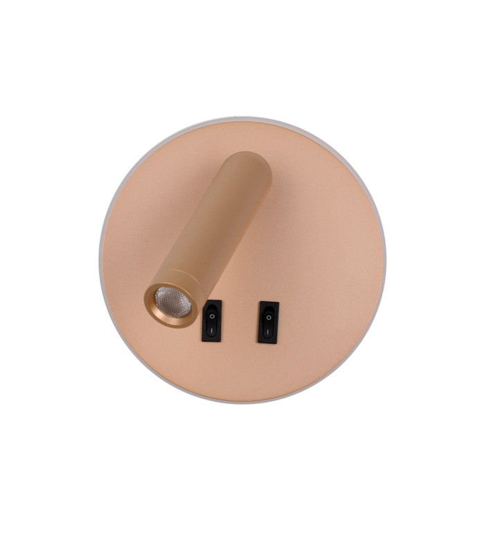Furla Reading Wall Light Gold 3000K Warm White 2xLED-2