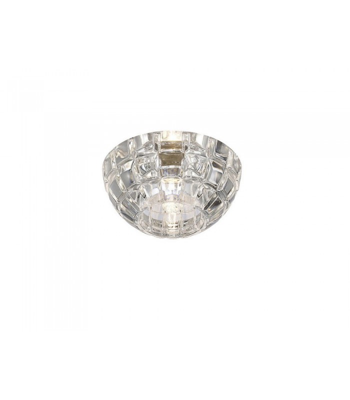 Round Recessed Downlight G9 Cube Pattern Polished Chrome, Crystal - 1