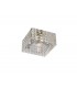 Square Recessed Downlight G9 Cube Pattern Polished Chrome, Crystal - 1