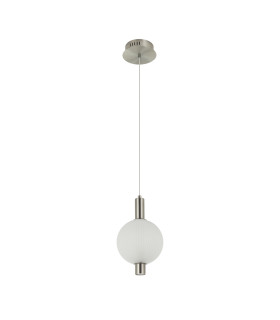 Lenti Slim Pendant Ceiling Light Nickel 3000K Warm White-1
