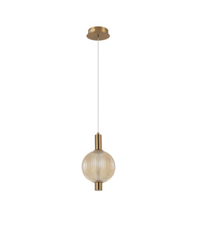 Lenti Slim Pendant Ceiling Light Brass 3000K Warm White-1