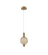 Lenti Slim Pendant Ceiling Light Brass 3000K Warm White-1
