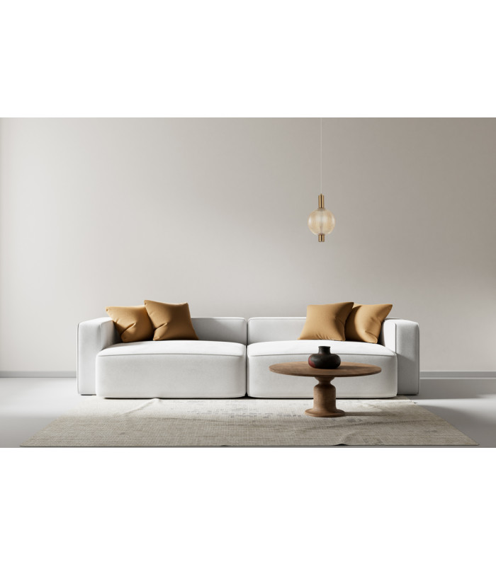 Lenti Slim Pendant Ceiling Light Brass 3000K Warm White-5