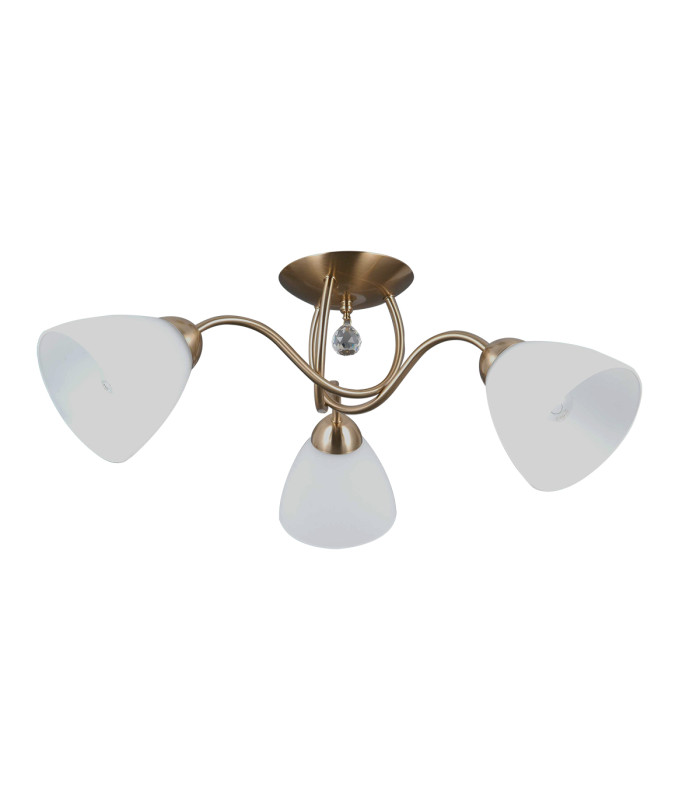 Lugano Multi Arm Semi Flush Ceiling Lamp Chromic 3xE27-1