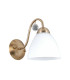 Lugano Wall Lamp Chromic with White Glass Shade-1