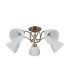 Lugano Multi Arm Semi Flush Ceiling Lamp Chromic 5xE27-1