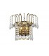 Wall Lamp Switched 2 Light French Gold, Crystal - 1