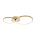 Maver Twin Ring LED Semi Flush Ceiling Light Gold 3000/4000/6000K 2xLED-1