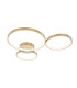 Maver Triple Ring LED Semi Flush Ceiling Light Gold 3000/4000/6000K 3xLED-1
