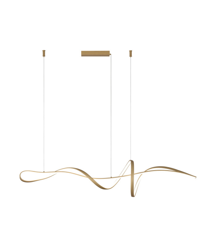 Mila LED Pendant Ceiling Light Matt Gold 3000/4000/6000K-1