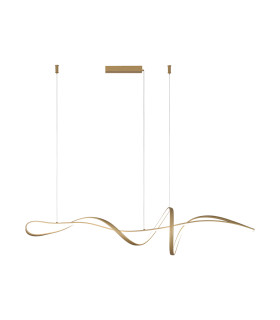 Mila LED Pendant Ceiling Light Matt Gold 3000/4000/6000K-1