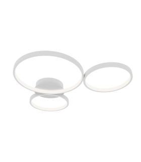 Maver Triple Ring LED Semi Flush Ceiling Light White 3000/4000/6000K 3xLED-1