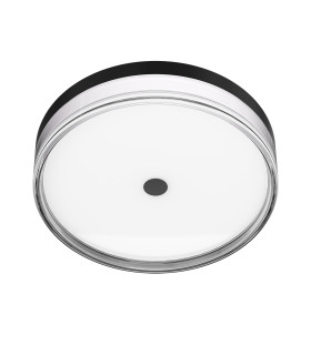 Molino 40cm Flush Ceiling Light Black 3000/4000/6000K-2