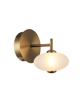 Nico Globe Wall Lights Black Gold 3000K Warm White-2