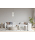 Nico II Slim Pendant Ceiling Light Black Gold 3000K Warm White-5