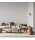 Nico Globe Wall Lights Black Gold 3000K Warm White-5