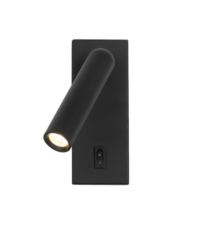 Nova Reading Wall Light Black 3000K Warm White-1