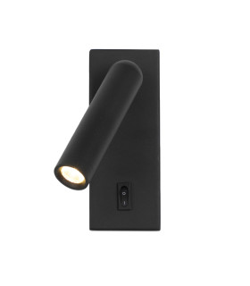 Nova Reading Wall Light Black 3000K Warm White-1