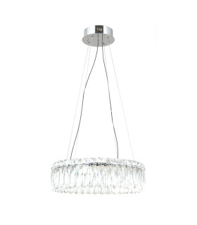 Nosta Pendant Ceiling Light Chrome 3000K Warm White-1