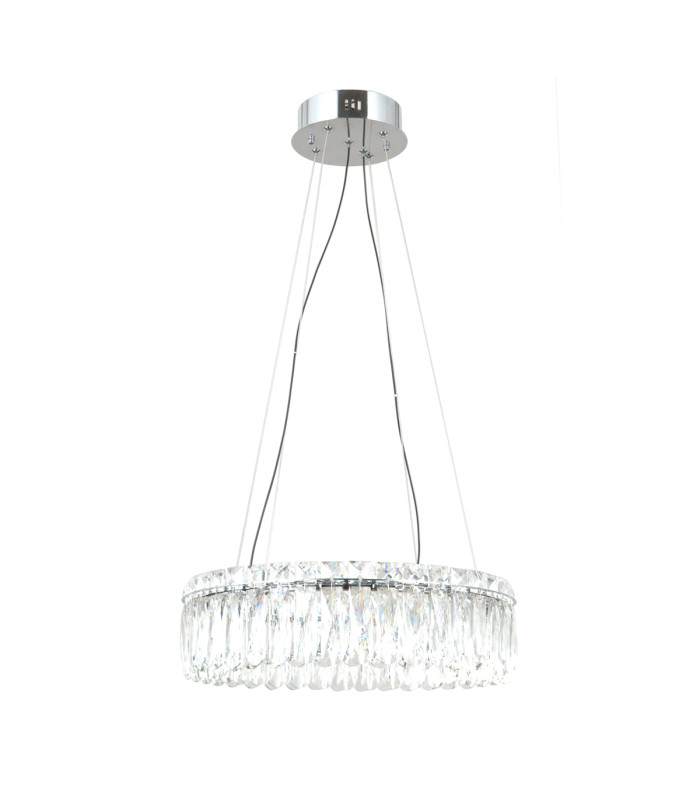 Nosta Pendant Ceiling Light Chrome 3000K Warm White-1
