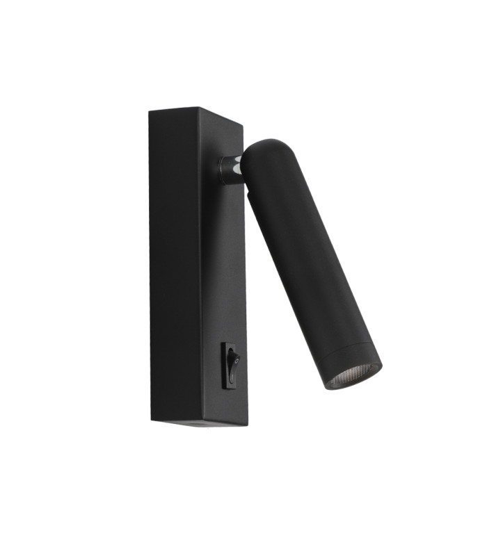 Nova Reading Wall Light Black 3000K Warm White-2