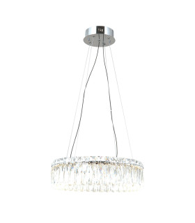 Nosta Pendant Ceiling Light Chrome 3000K Warm White-2