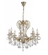 Ceiling Pendant Chandelier 8 Light French Gold, Crystal - 1