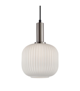 Penzi Dome Pendant Ceiling Light Silver-2