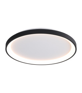Raden 58cm LED Semi Flush Ceiling Light Black 3000/4000/6000K-1