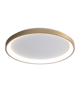 Raden 58cm LED Semi Flush Ceiling Light Gold 3000/4000/6000K-1