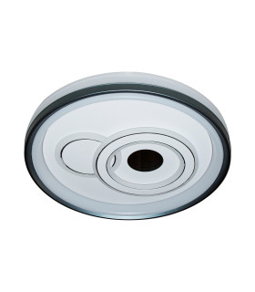 Porta LED Semi Flush Ceiling Light White Grey 3000-6500K Remote Control Dimmable Night Mode.-1