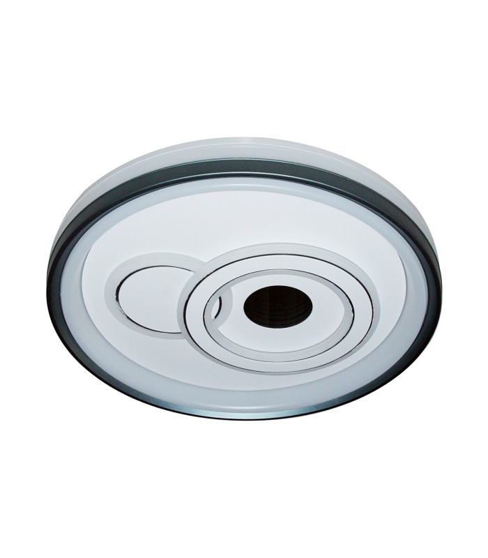 Porta LED Semi Flush Ceiling Light White Grey 3000-6500K Remote Control Dimmable Night Mode.-1
