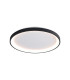 Raden 48cm LED Semi Flush Ceiling Light Black 3000/4000/6000K-1