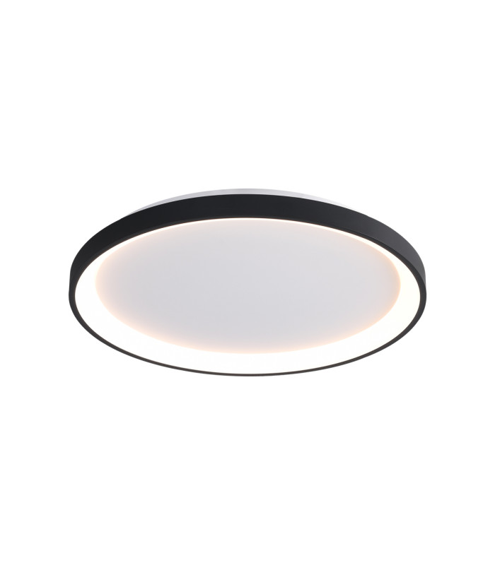 Raden 48cm LED Semi Flush Ceiling Light Black 3000/4000/6000K-1