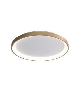 Raden 48cm LED Semi Flush Ceiling Light Gold 3000/4000/6000K-1