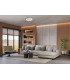 Raden 48cm LED Semi Flush Ceiling Light Gold 3000/4000/6000K-5