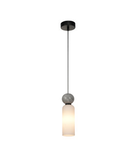 Santos Slim Pendant Ceiling Light Matt Black-1