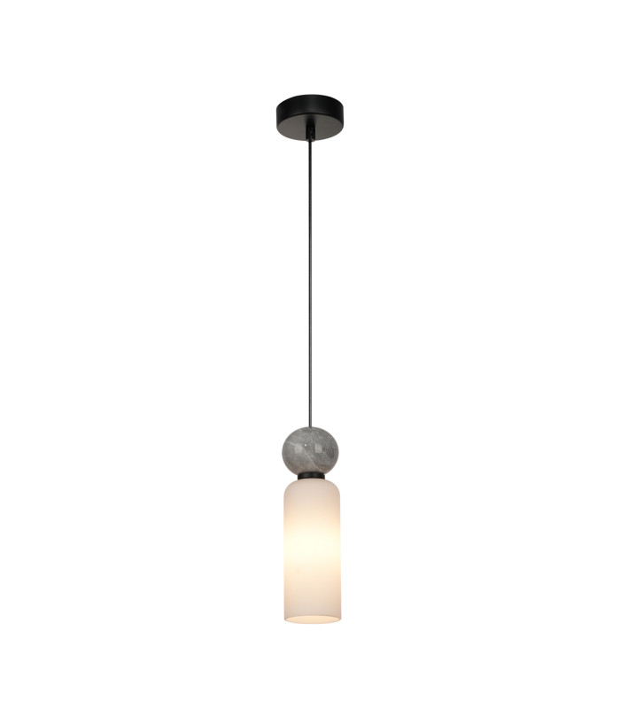 Santos Slim Pendant Ceiling Light Matt Black-1