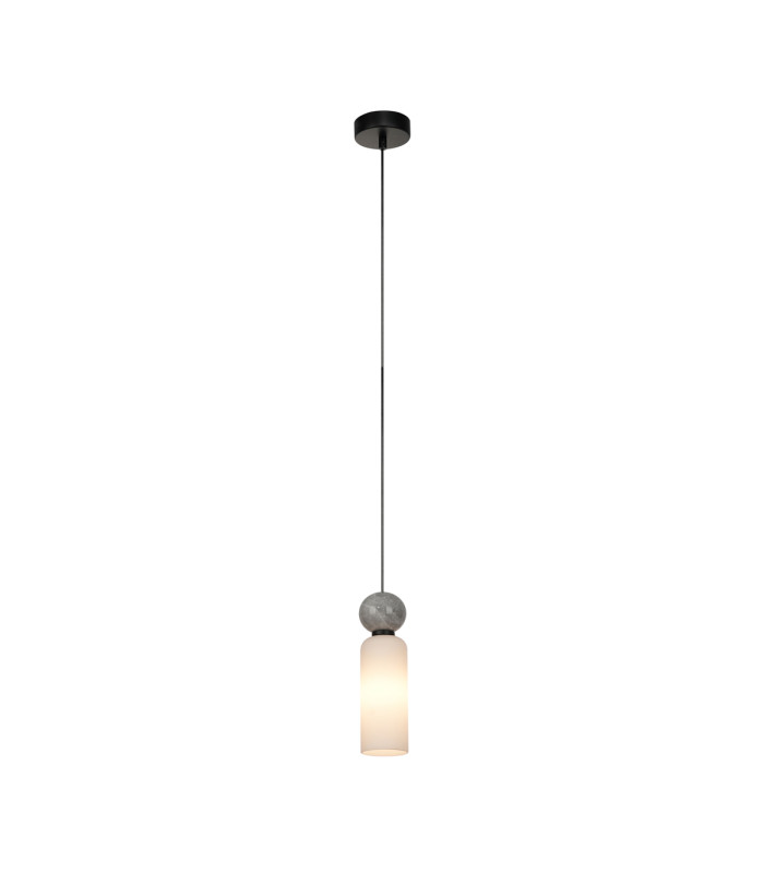 Santos Slim Pendant Ceiling Light Matt Black-2