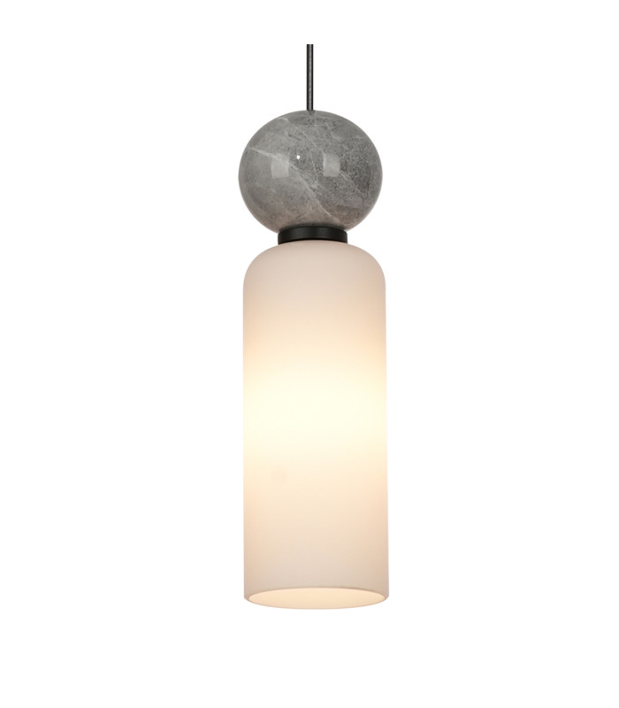 Santos Slim Pendant Ceiling Light Matt Black-3