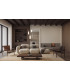 Santos Cluster Pendant Ceiling Light Matt Black-5