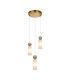 Santos Cluster Pendant Ceiling Light Gold-1