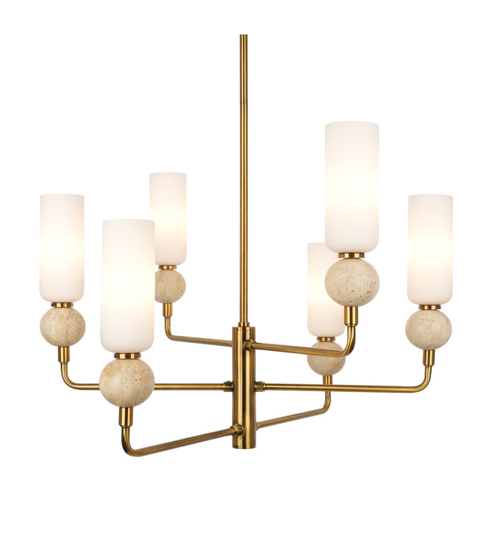 Santos Multi Arm Pendant Ceiling Light Gold-2