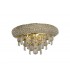 Wall Lamp Small 2 Light French Gold, Crystal - 1
