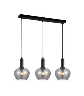Stabla Bar Pendant Ceiling Light Black 3xE27-1