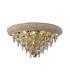Wall Lamp Medium 3 Light French Gold, Crystal - 1