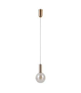 Strela Slim Pendant Ceiling Light Gold 3000K Warm White-1