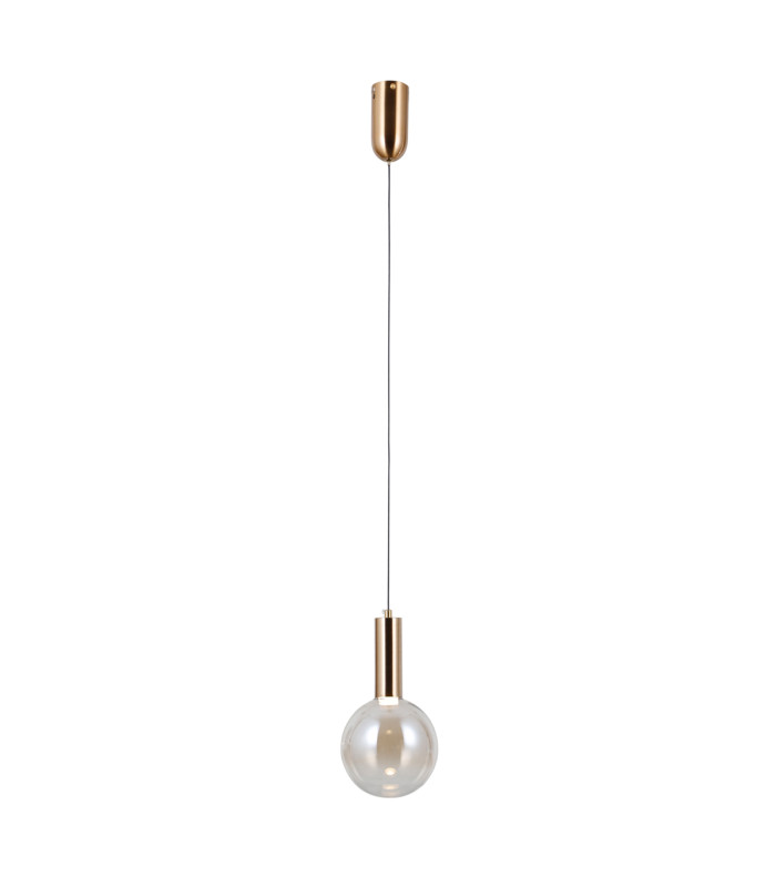 Strela Slim Pendant Ceiling Light Gold 3000K Warm White-2
