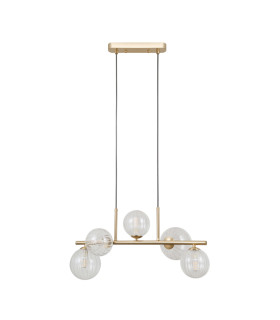 Toledo Bar Pendant Ceiling Light Gold 5xG9-1